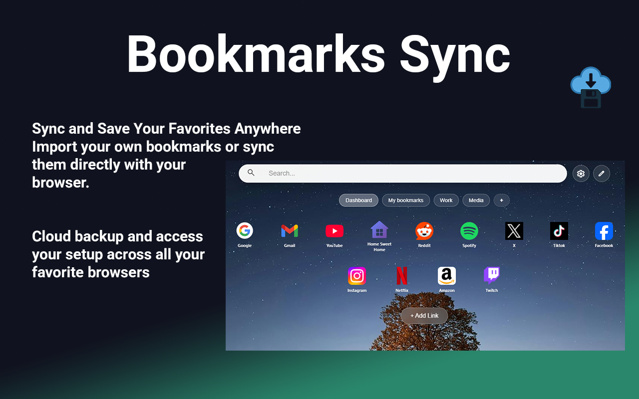 Synchronisation des favoris